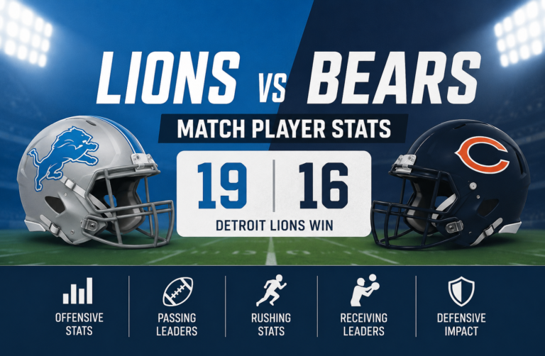 Detroit Lions vs Chicago Bears Match Player Stats: Complete Game Analysis (58 chars)