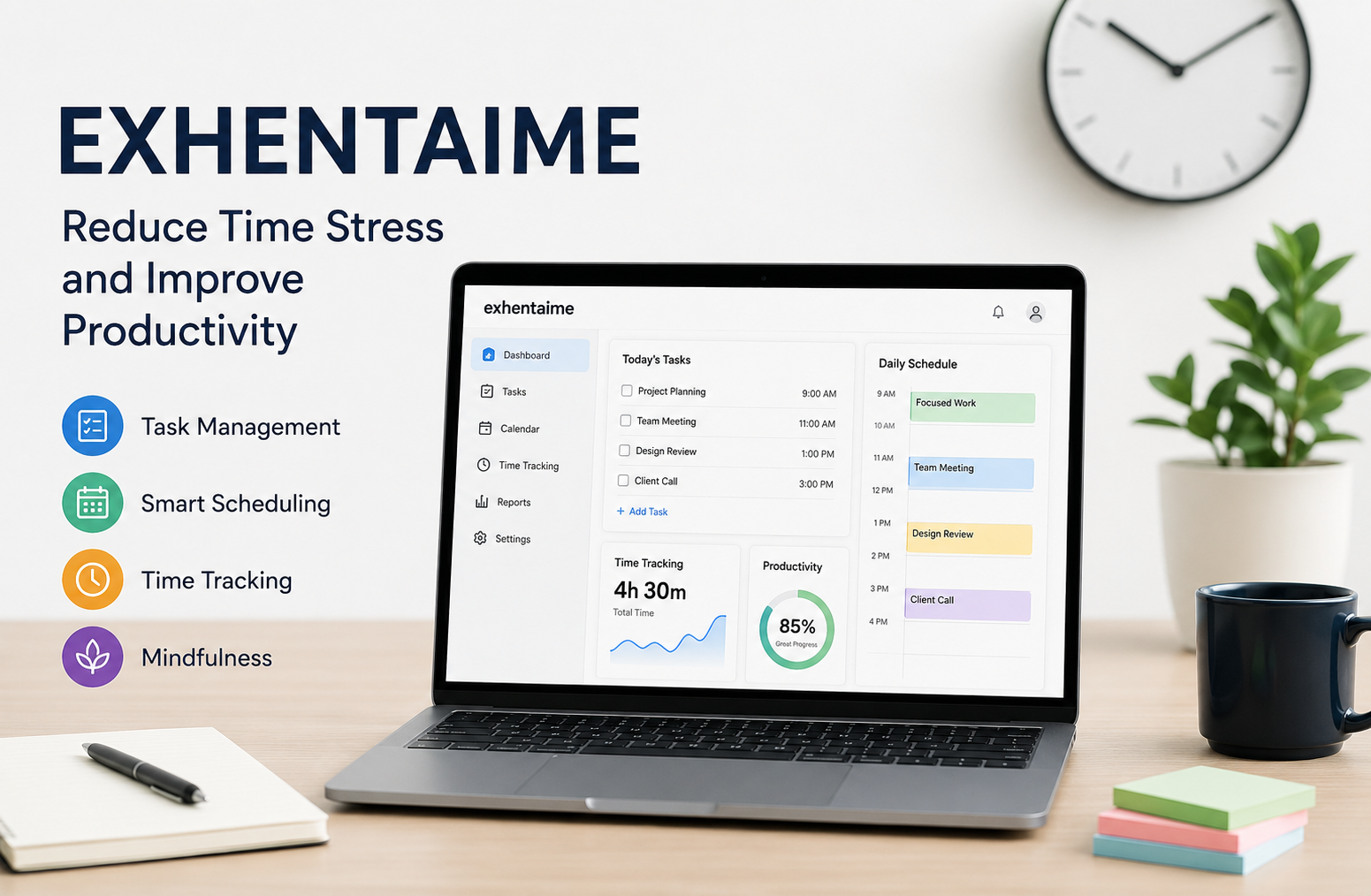 Exhentaime: Reduce Time Stress and Improve Productivity